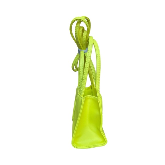 Telfar Small Shopping Bag Highlighter Yellow - Picture 4 of 9